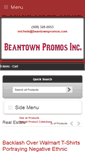 Mobile Screenshot of beantownpromos.com